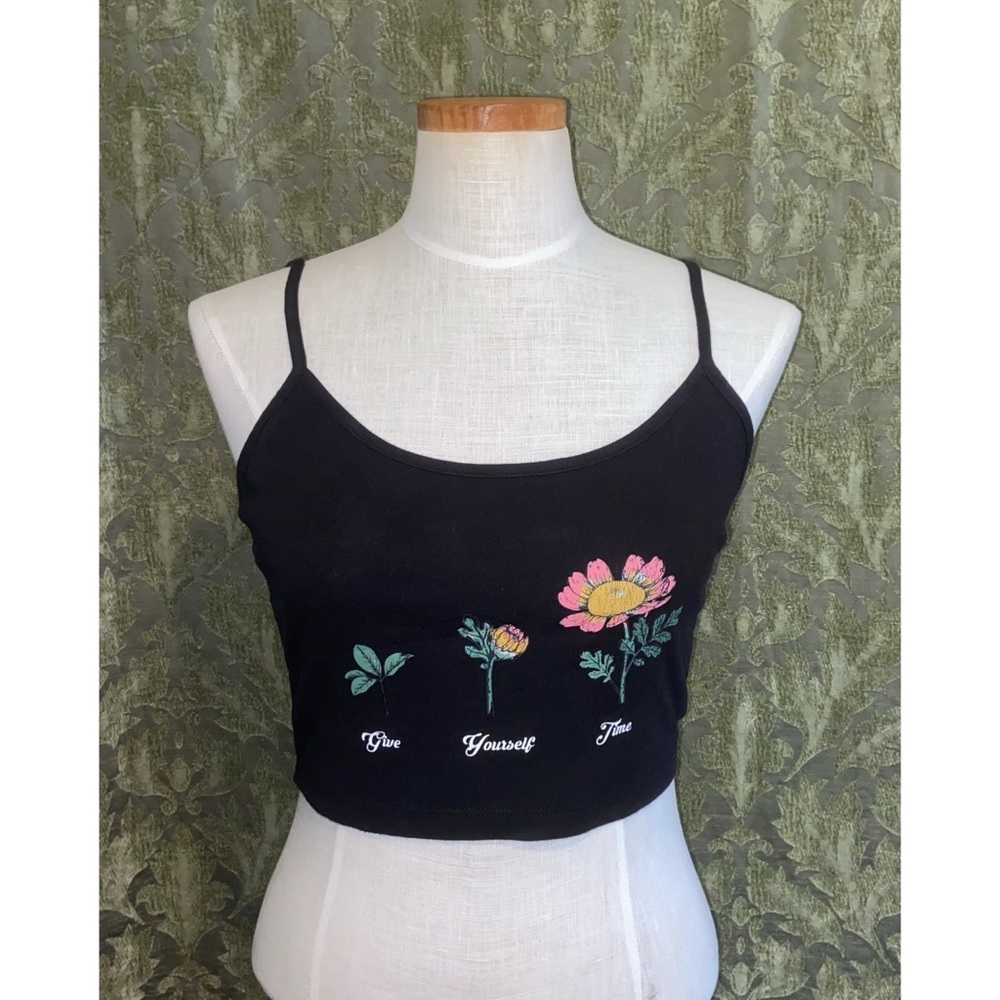 Urban outfitters give yourself time crop top